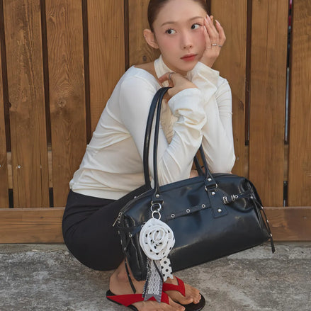 Belted Sera Bag (Black)