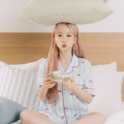 Bownie Short-Sleeve Pajama Set