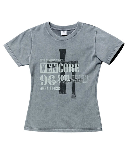 VEN CORE WASHED SLIMFIT TSHIRT