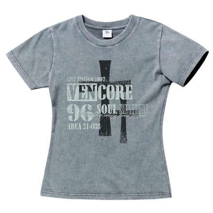 VEN CORE WASHED SLIMFIT TSHIRT