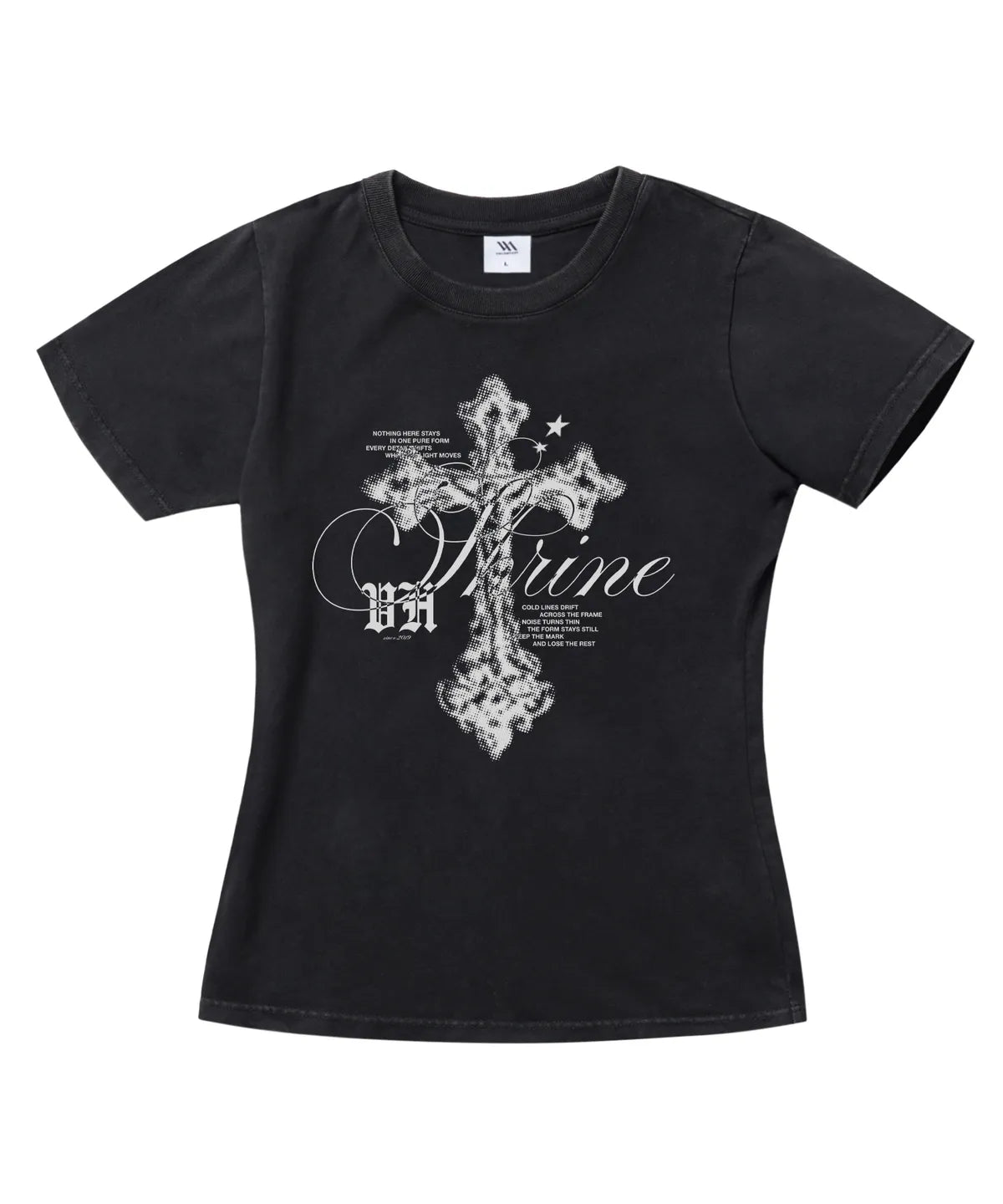 HOLY CROSS WASHED SLIMFIT TSHIRT (2 Colors)