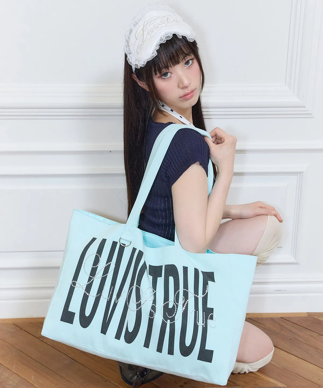 SY LETTERING TOTE BAG(MINT)