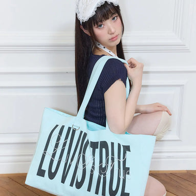 SY LETTERING TOTE BAG(MINT)