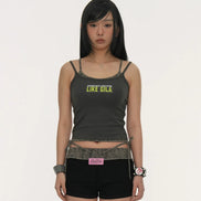LAYERED BOX LOGO SLEEVELESS (LEOPARD)_BLACK