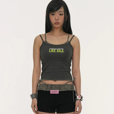 LAYERED BOX LOGO SLEEVELESS (LEOPARD)_BLACK