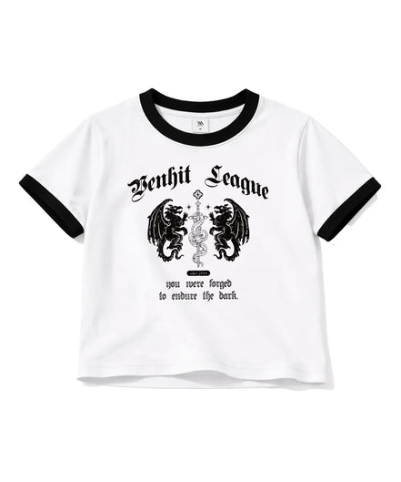 GATE DRAGON RINGER SLIMFIT T-SHIRT (4 Colors)