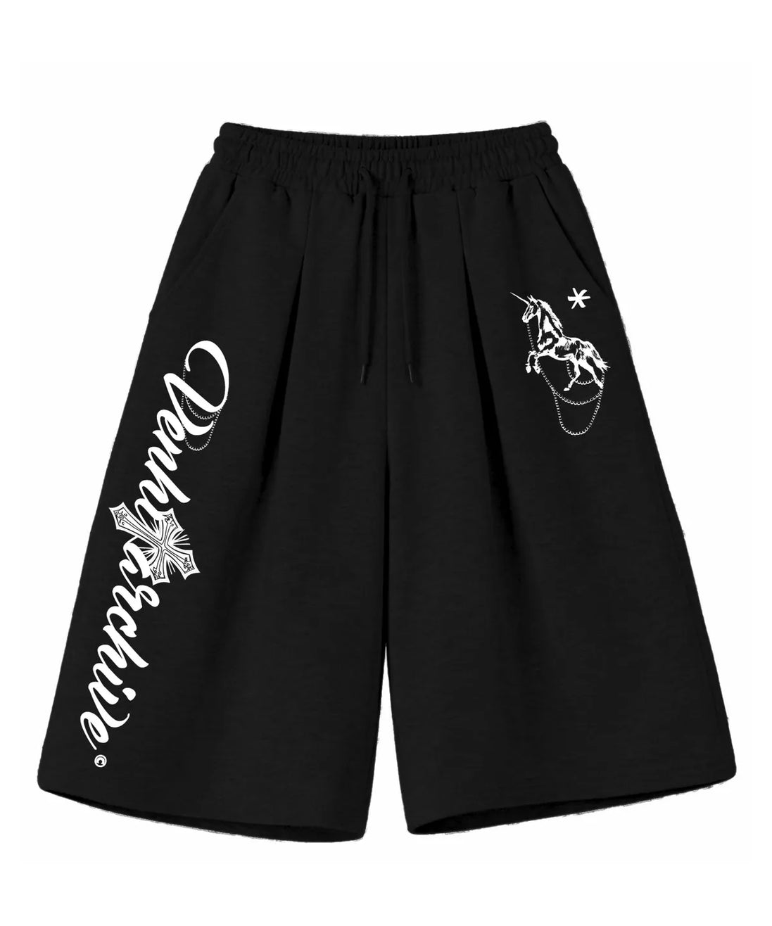 CHAIN HORSE BERMUDA PANTS (3 Colors)