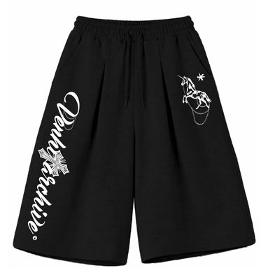 CHAIN HORSE BERMUDA PANTS (3 Colors)
