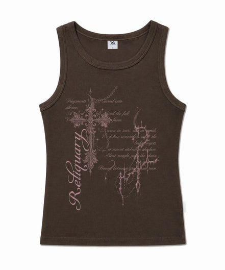 RELIQUARY RIBBED SLEEVELESS (2 Colors)