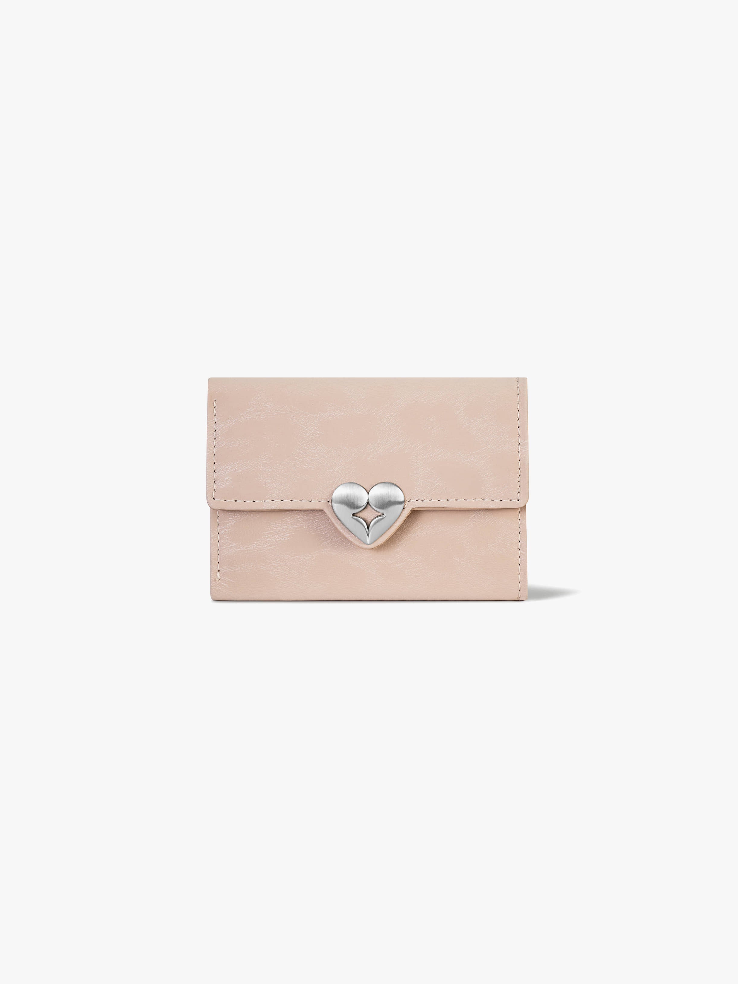 HEARTY FLAP WALLET (LEOPARD BLOSSOM)
