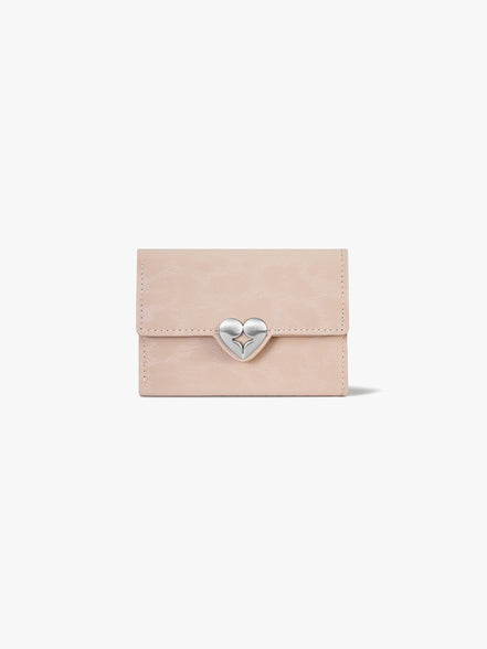 HEARTY FLAP WALLET (LEOPARD BLOSSOM)