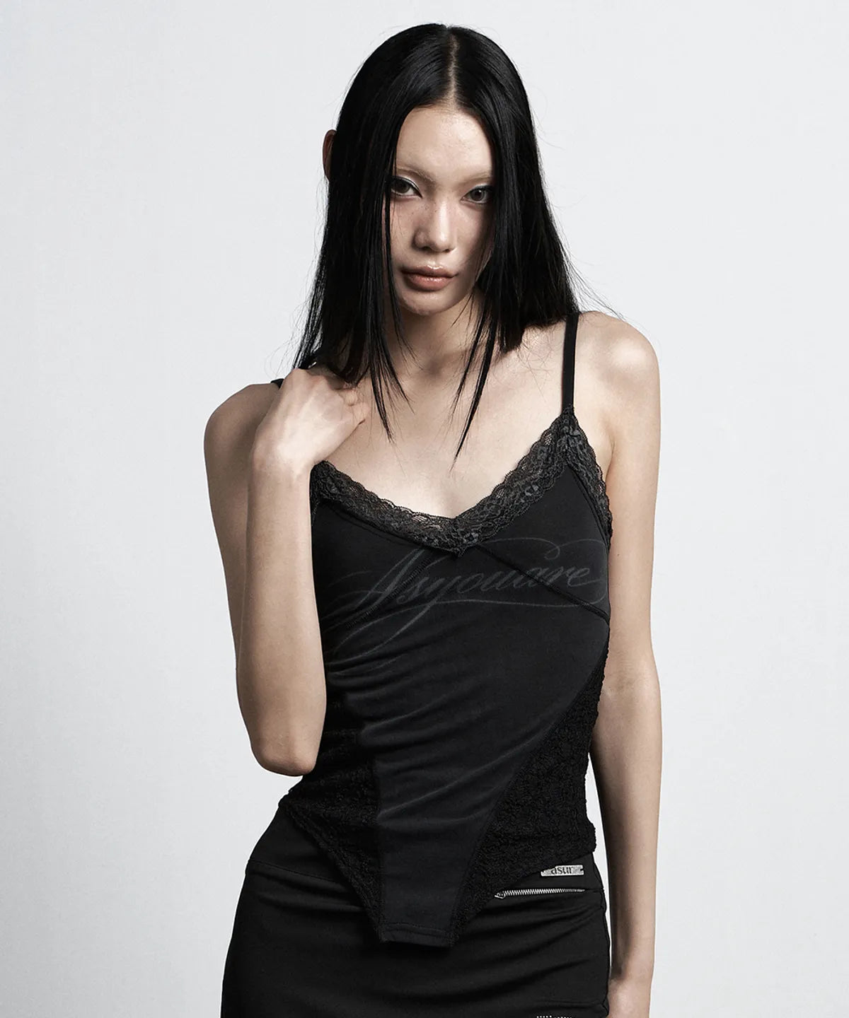 LINGERIE LACE SLEEVELESS (BLACK)