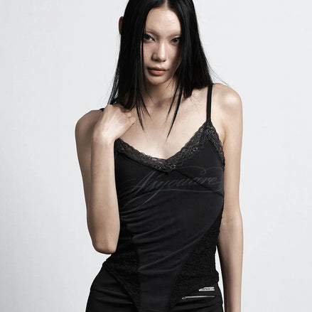 LINGERIE LACE SLEEVELESS (BLACK)