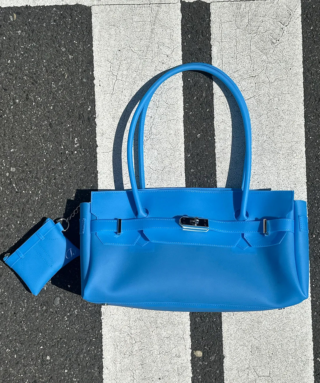 JELLY TWO-WAY BAG IN BLUE