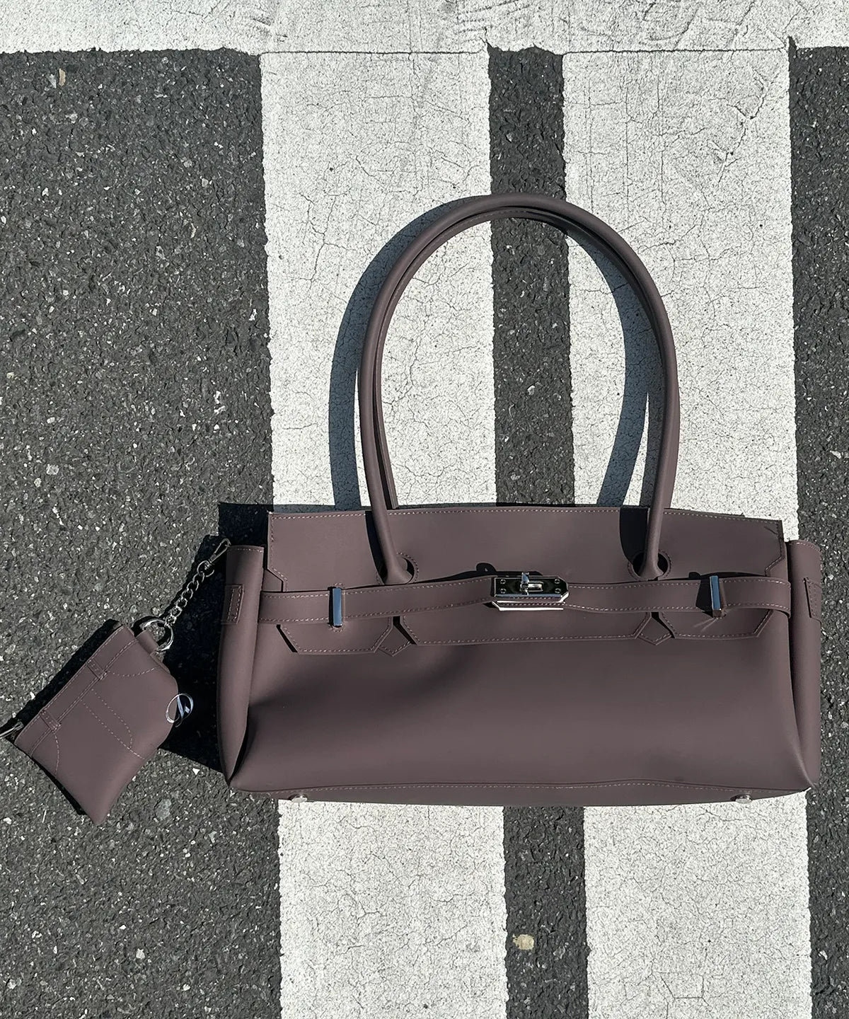 JELLY TWO-WAY BAG IN BROWN