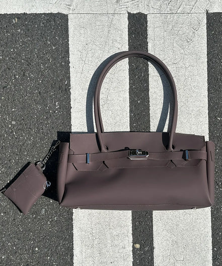 JELLY TWO-WAY BAG IN BROWN