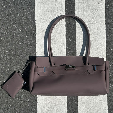 JELLY TWO-WAY BAG IN BROWN