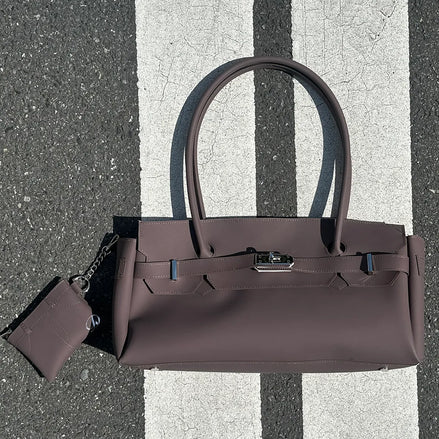 JELLY TWO-WAY BAG IN BROWN