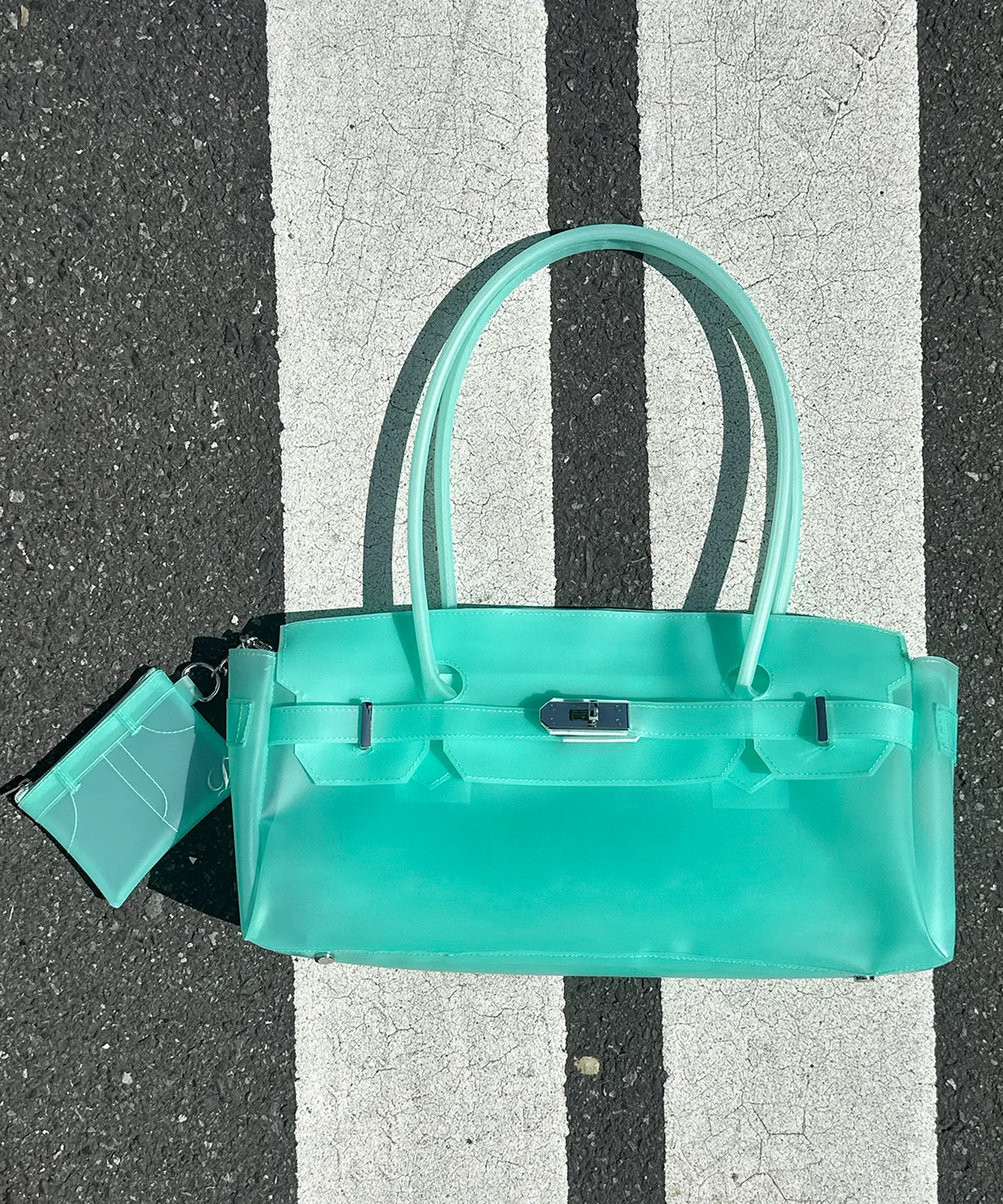 JELLY TWO-WAY BAG IN MINT