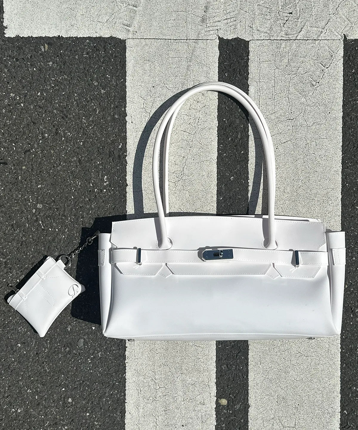 JELLY TWO-WAY BAG IN WHITE