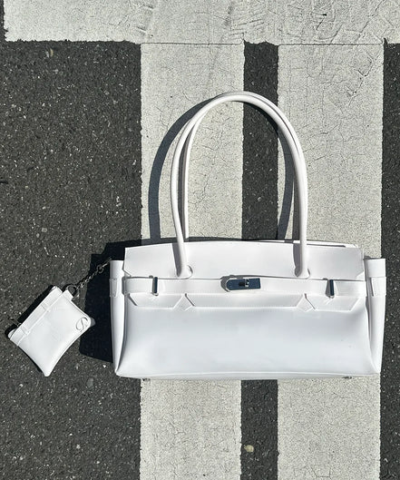 JELLY TWO-WAY BAG IN WHITE
