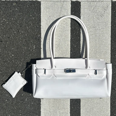 JELLY TWO-WAY BAG IN WHITE