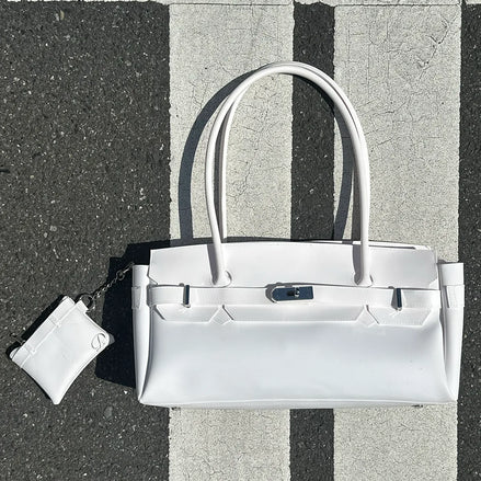 JELLY TWO-WAY BAG IN WHITE