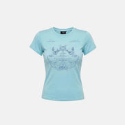 H.B.B. Garden Graphic 1/2 T-shirt (Mint)