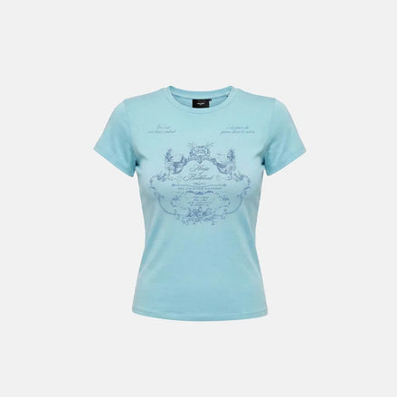 H.B.B. Garden Graphic 1/2 T-shirt (Mint)