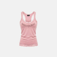 H.B.B. Lace Classic Tank (Pink)