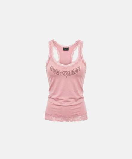 H.B.B. Lace Classic Tank (Pink)