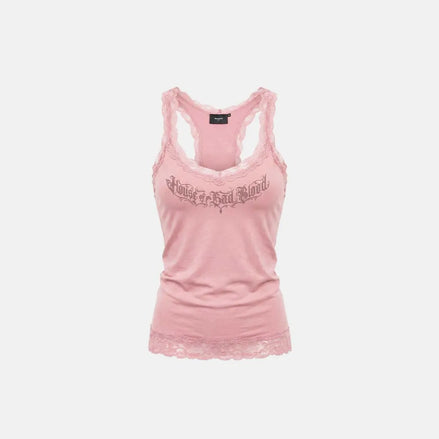 H.B.B. Lace Classic Tank (Pink)