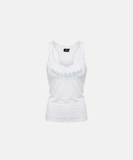 H.B.B. Lace Classic Tank (White)