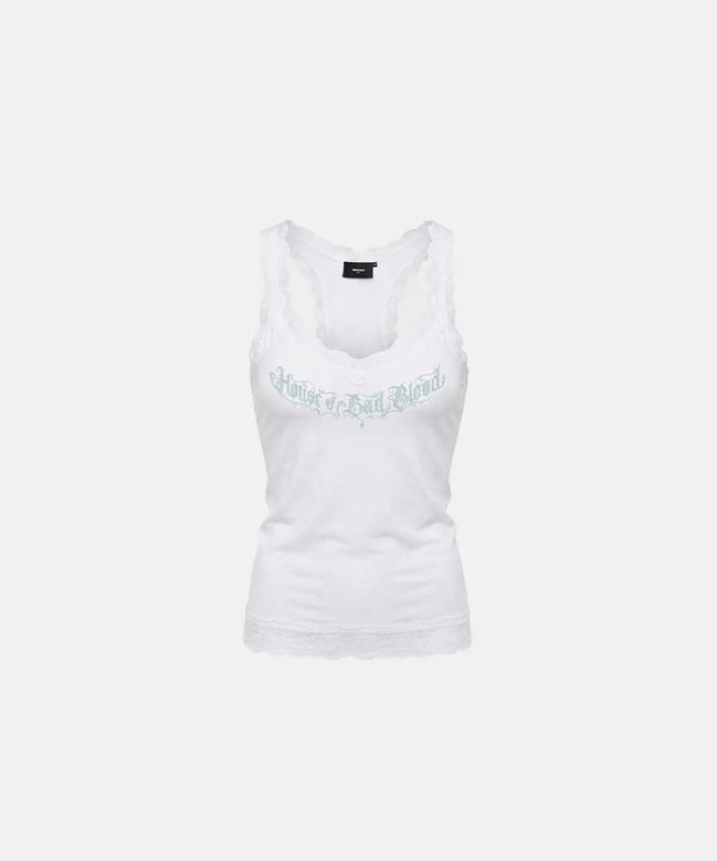 H.B.B. Lace Classic Tank (White)