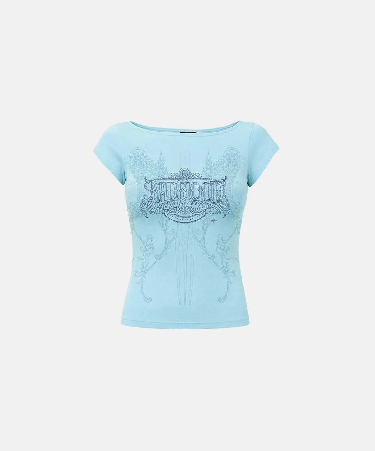 Archangel Graphic Boat Neck 1/2 T-Shirt (Mint)
