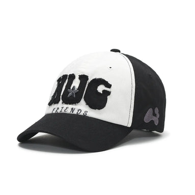 HUG friends cap (White Black)