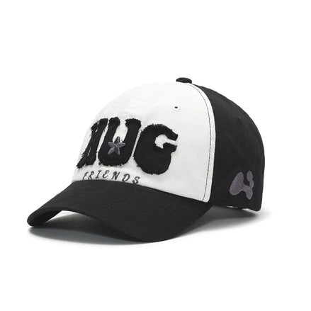 HUG friends cap (White Black)