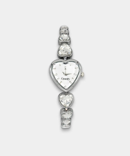 Crystal Heart Frame Watch