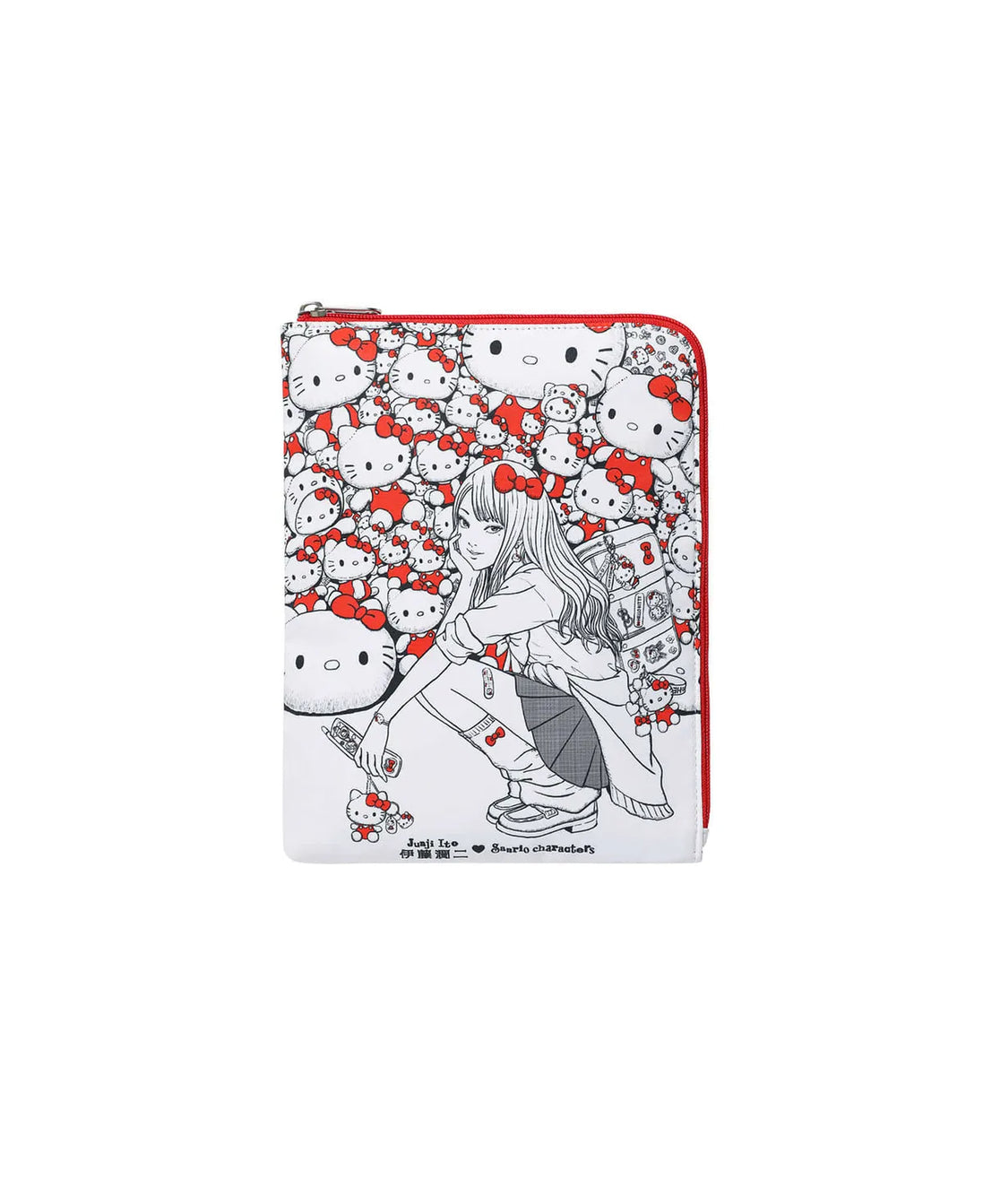 niceghostclub X 伊藤潤二 X sanrio - JS TOMIE HELLO KITTY BOOK POUCH