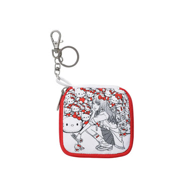 niceghostclub X 伊藤潤二 X sanrio - JS TOMIE HELLO KITTY POUCH KEY CHIAN
