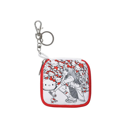 niceghostclub X 伊藤潤二 X sanrio - JS TOMIE HELLO KITTY POUCH KEY CHIAN