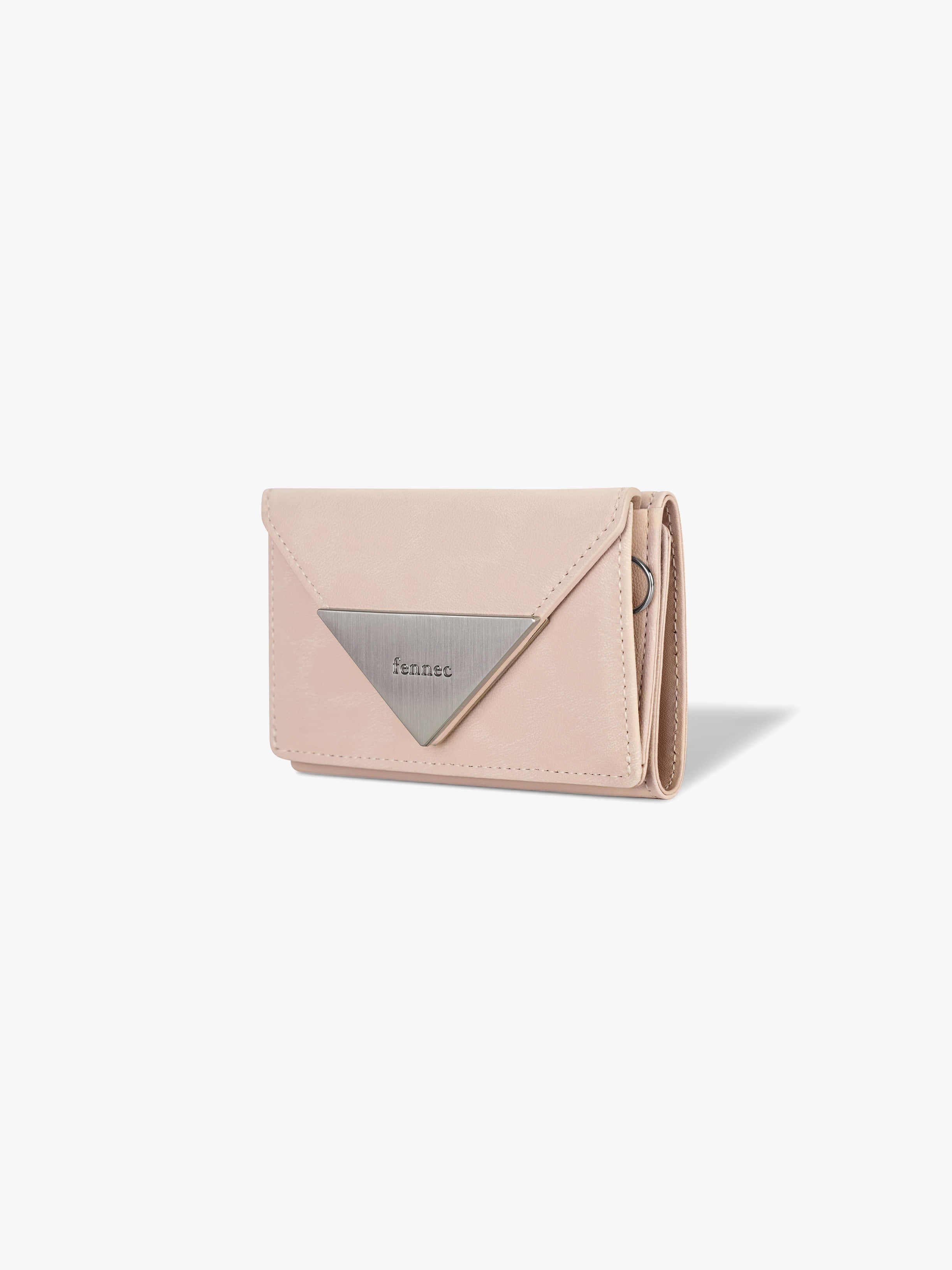 TRIANGLE TRIPLE WALLET (LEOPARD BLOSSOM)