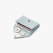 TRIANGLE TRIPLE WALLET (LEOPARD MINT)