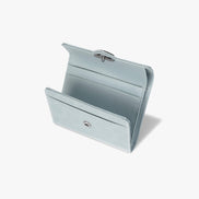 HEARTY FLAP WALLET (LEOPARD MINT)