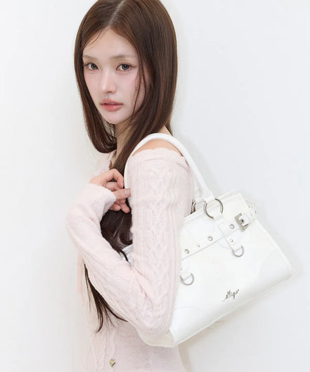 OV Mini Shoulder Bag (White)