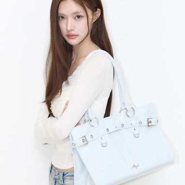 OV Big Shoulder Bag (Sky)