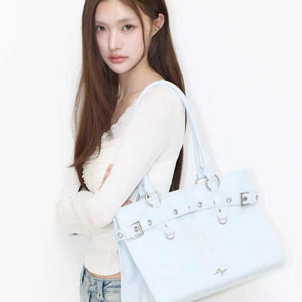 OV Big Shoulder Bag (Sky)