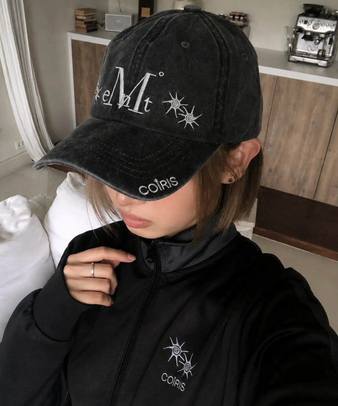 mucent X coiris pigment ballcap (3 colors)