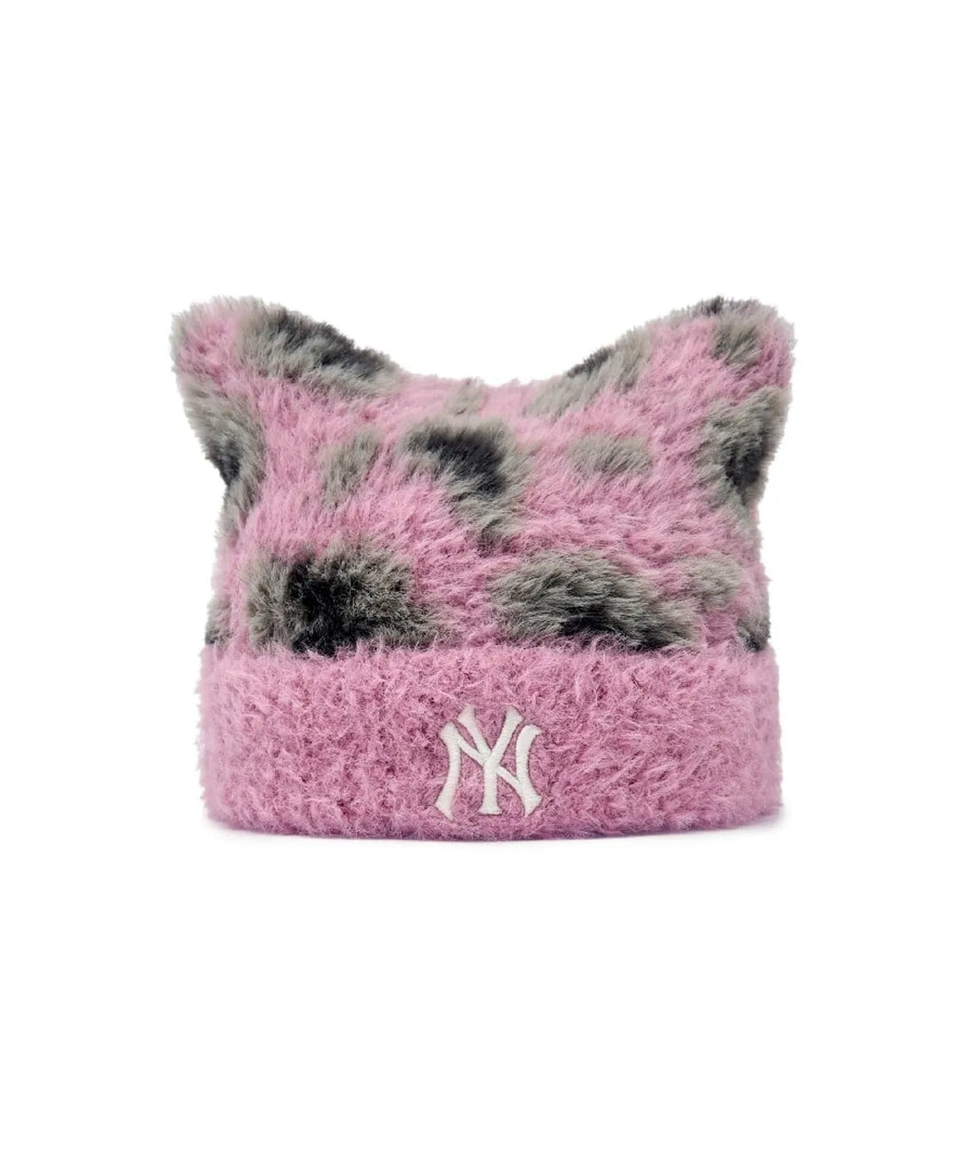 MLB LEOPARD CAT BEANIE CHW NY (Ptn.Lavender)