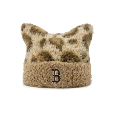 MLB LEOPARD CAT BEANIE BOS (D.Sand)